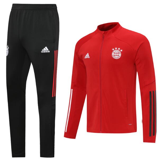 Bayern Munich Red Training Kits Jacket with Pants 2020/21